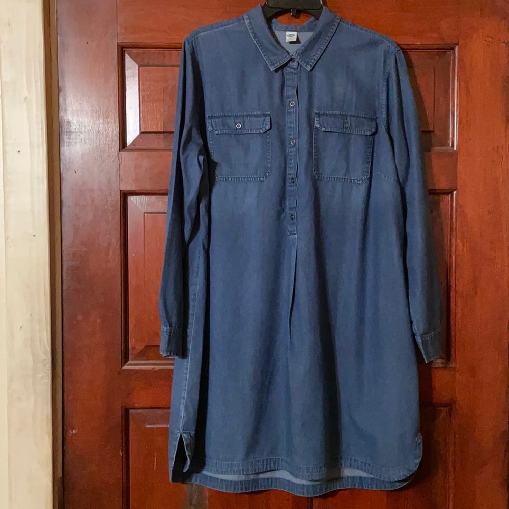 Old Navy Blue Jean Dress